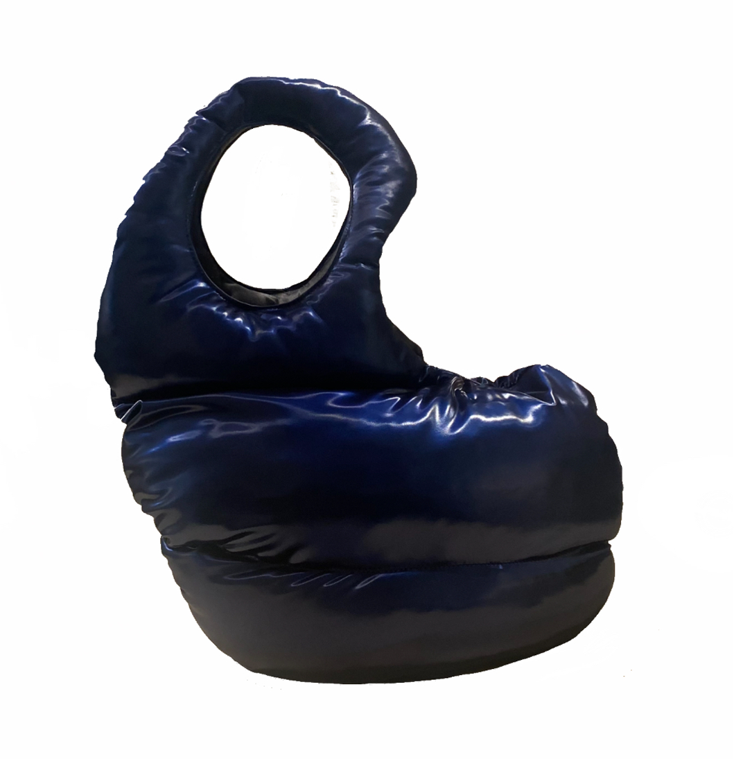 Big Blue PUFFER Handbag