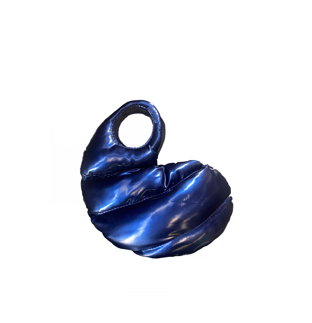 Blue PUFFER Handbag